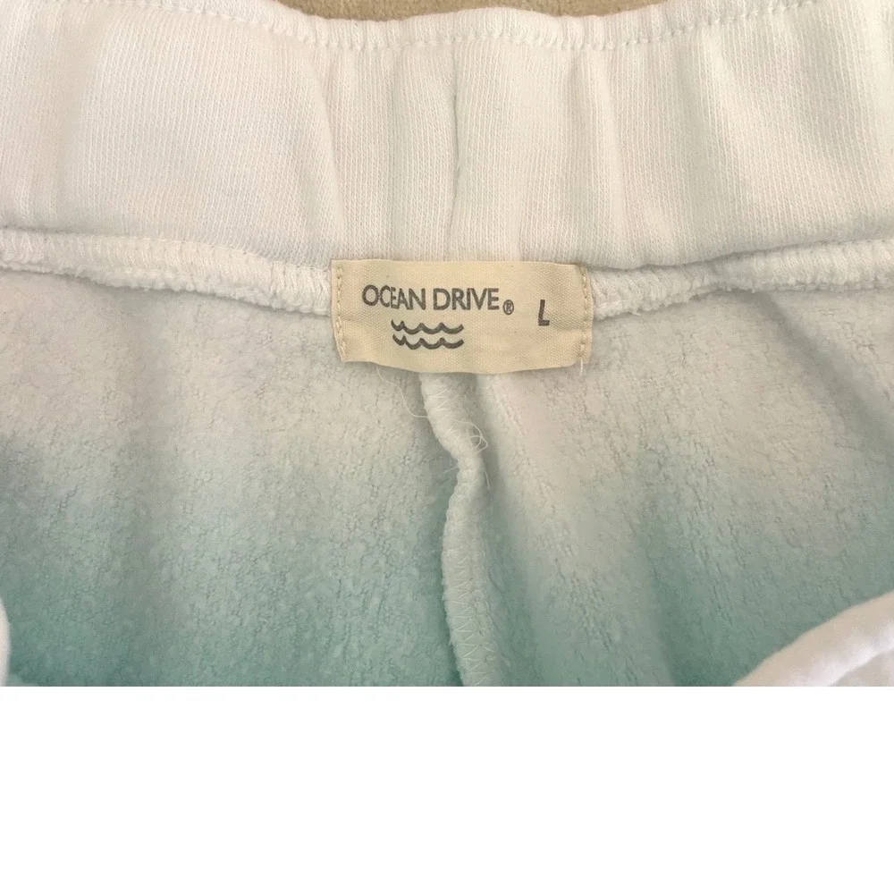 Ocean‎ Drive Ombre Tie Dye  Drawstring Lounge Shorts Large  Beachy Soft Girl